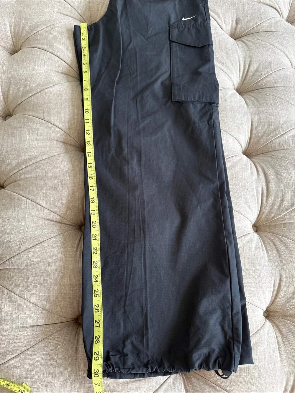 Nike Black Cargo Windbreaker Trousers